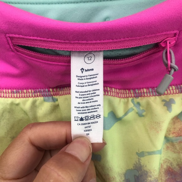 Unique Ivivva by Lululemon girls skort - Picture 13 of 14